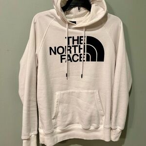 Women's The North Face Half Dome Pullover Hoodie White Size Small
